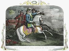 William III, King of Great Britain and Ireland, at the Battle of the Boyne, 1690