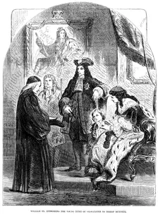 William III intrusting the young Duke of Gloucester to Bishop Burnett