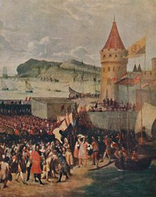 William III Landing at Brixham 1903