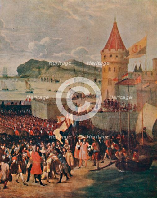 'William III Landing at Brixham', 1903. Artist: Unknown.