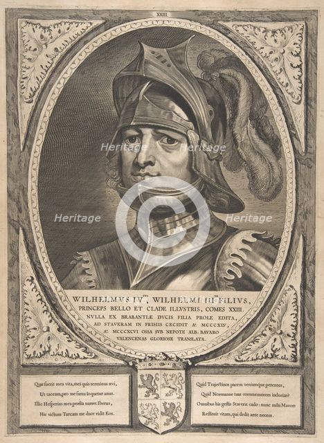 William IV from the series Counts and Countesses of Holland, Zeeland, and West-Frisia, 1650.. Creator: Cornelis de Visscher.