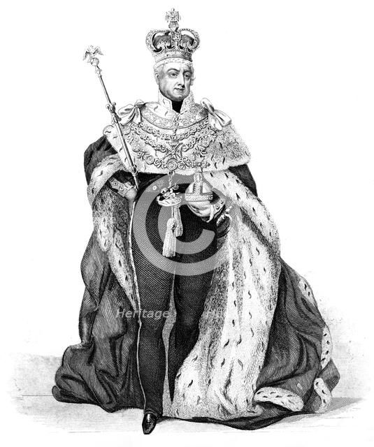 William IV, King of the United Kingdom, 1837. Artist: Unknown