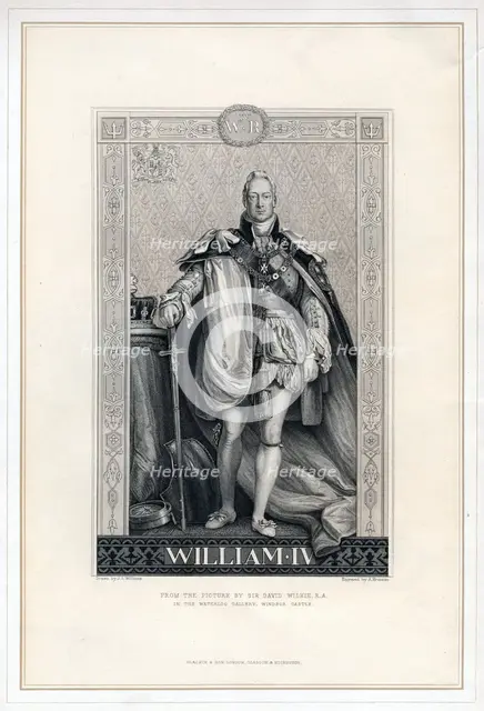William IV of the United Kingdom, 19th century.Artist: A Krausse
