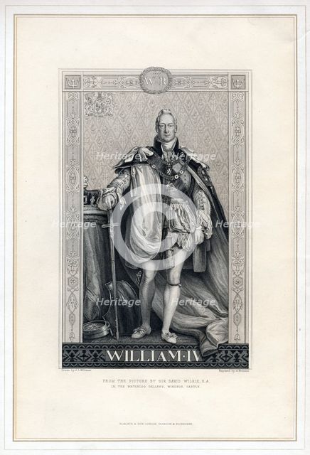 William IV of the United Kingdom, 19th century.Artist: A Krausse