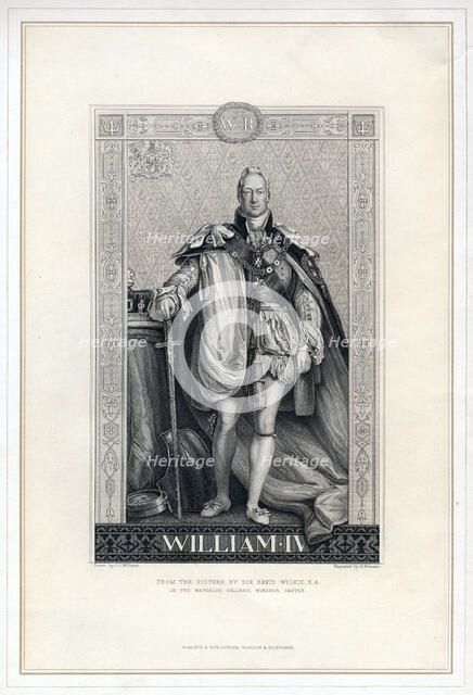 William IV of the United Kingdom, 19th century.Artist: A Krausse