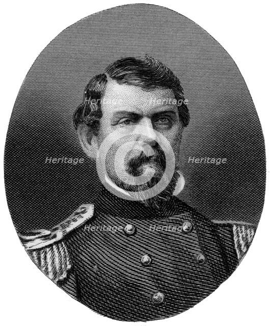 William J Hardee, Confederate general, 1862-1867.Artist: J Rogers