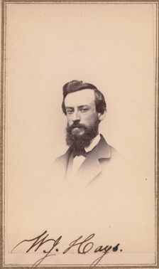 William Jacob Hays, Sr., 1860s. Creator: Whitney & Paradise