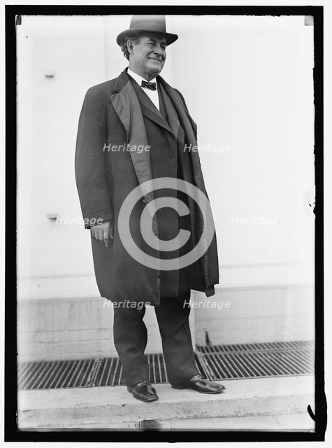 William Jennings Bryan, between 1913 and 1917. Creator: Harris & Ewing.