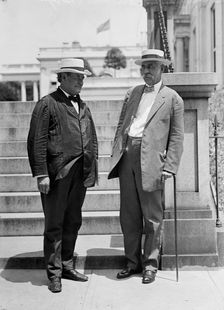 William Jennings Bryan, Rep. from Nebraska, with John R. Silliman, 1914. Creator: Harris & Ewing