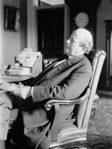 William Jennings Bryan, Rep. from Nebraska, at desk, 1914. Creator: Harris & Ewing