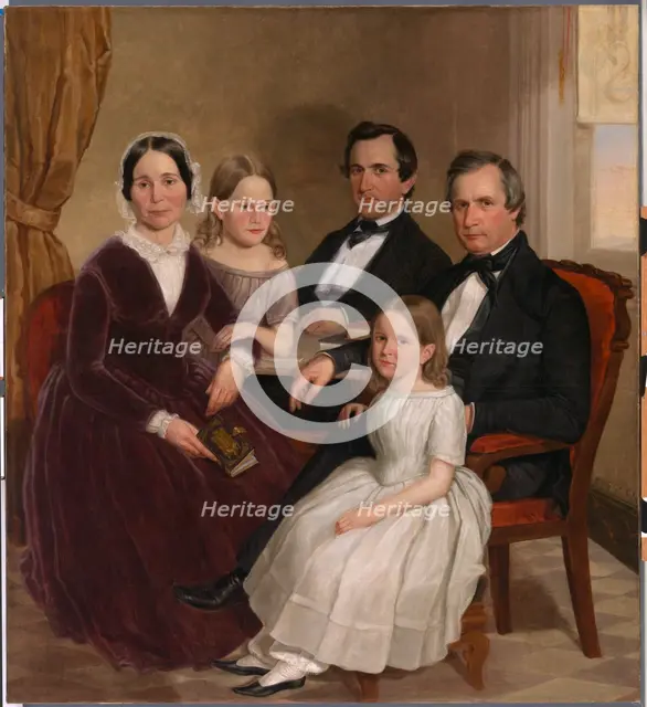 William Jervis Hough and Family, c. 1852-1853. Creator: J. Brayton Wilcox.