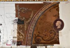 William Kent and John Diblee Crace's decorations to the cove of the Saloon Ceiling, c1891. Creators: John Dibblee Crace, William Kent