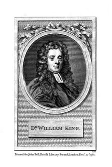 William King, English poet, (1781)