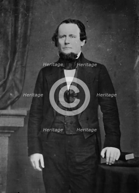 William King Sebastian of Arkansas, between 1855 and 1865. Creator: Unknown.