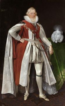 William Knollys, 1st Earl of Banbury, c1615-c1620. Artist: Daniel Mytens