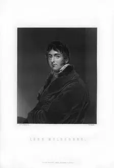 William Lamb, 2nd Viscount Melbourne, British Whig statesman and Prime Minister, (1893).Artist: W Roffe