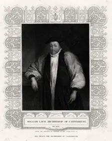 William Laud, Archbishop of Canterbury 19th century. Artist: Henry Thomas Ryall