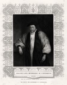 William Laud, Archbishop of Canterbury 19th century. Artist: Henry Thomas Ryall