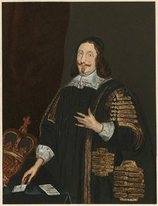 William Lenthall, 17th century English parliamentarian and lawyer, c1843. Artist: Anon