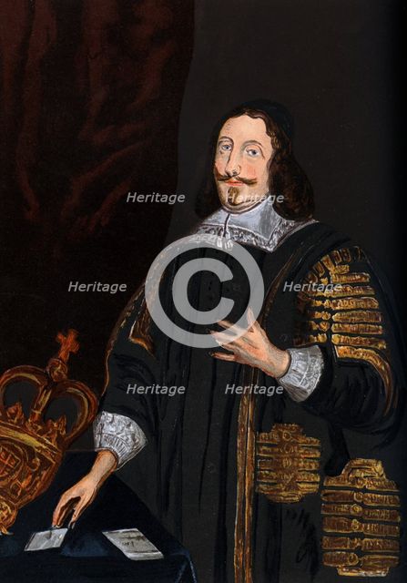 William Lenthall, Speaker of the House of Commons, c1642 (1893). Artist: Unknown
