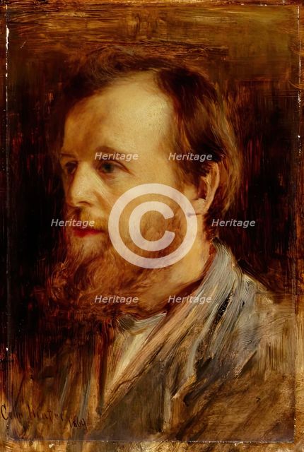 William Leiper, RSA, 1869. Creator: Colin Hunter.