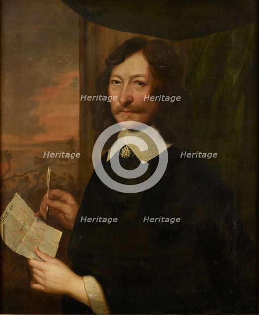 William Lilly, 1646. Artist: Unknown.