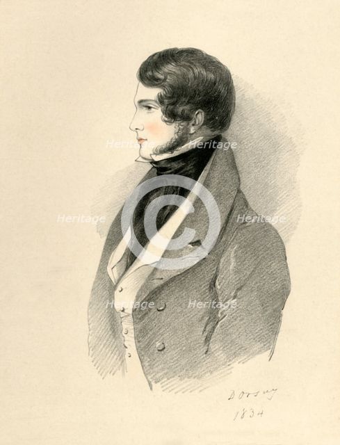 'William Little Gilmour Esquire', 1834. Creator: Alfred d'Orsay.