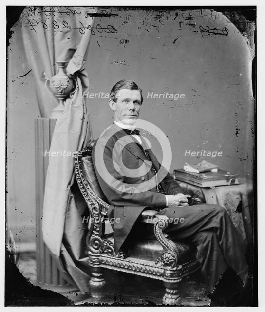 William Loughridge of Iowa, between 1860 and 1875. Creator: Unknown.
