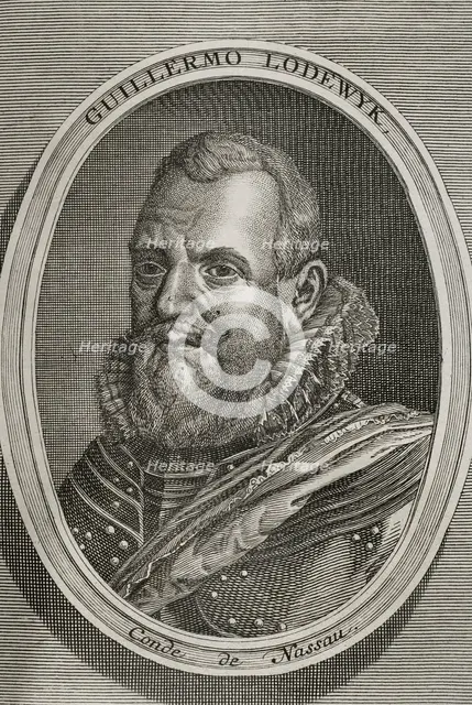 William Louis, (1560-1620), Count of Nassau-Dillenburg, 1748.  Creator: Unknown.