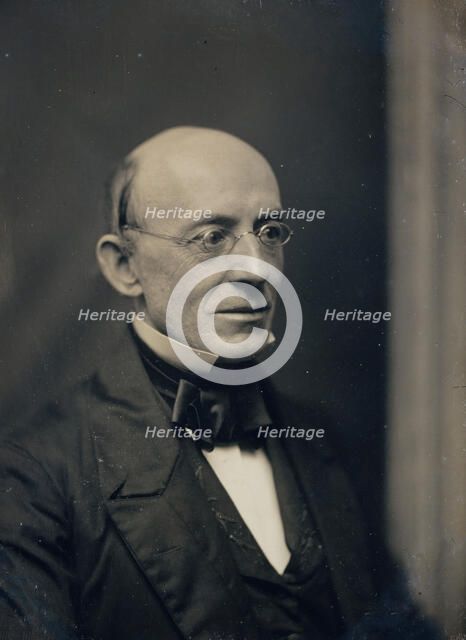 William Lloyd Garrison, ca. 1850. Creators: Josiah Johnson Hawes, Albert Sands Southworth.