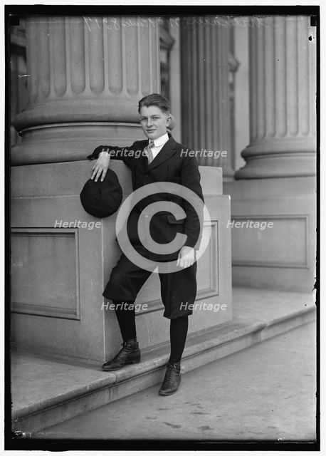 William Mckinely, Senate Page, between 1914 and 1918. Creator: Harris & Ewing.