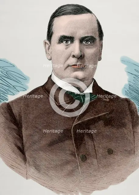William McKinley (1843-1901), 25th President of the United States, 1890.  Creator: Unknown.