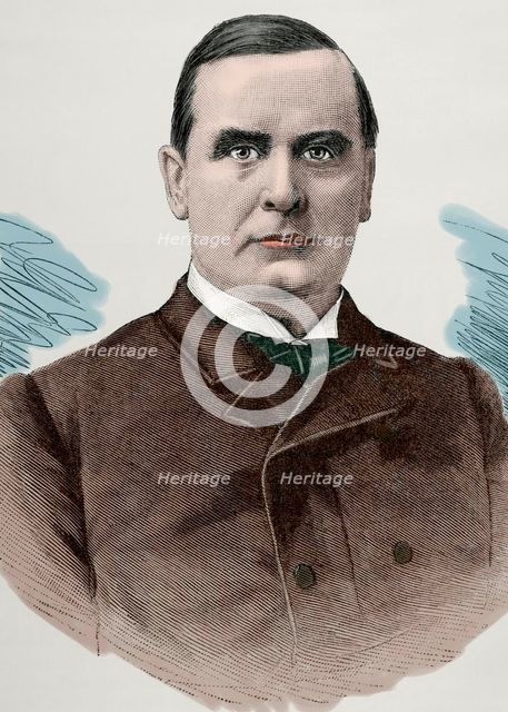 William McKinley (1843-1901), 25th President of the United States, 1890.  Creator: Unknown.