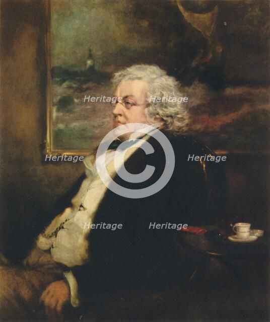 'William Makepeace Thackeray 1811-1863', c1850, (1942). Creator: Sir John Gilbert.