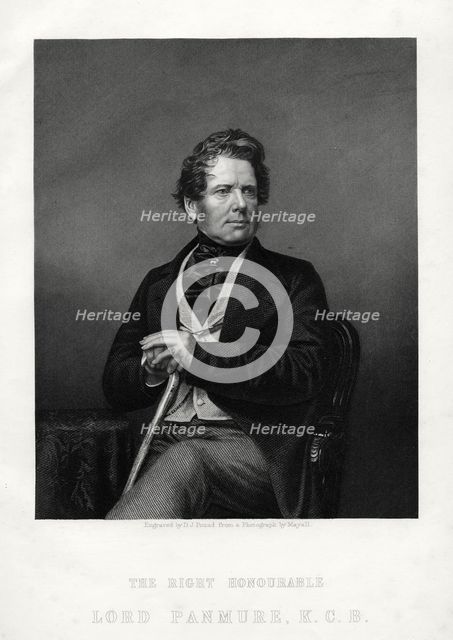 William Maule (1700-1782), 1st Earl of Panmure, soldier and politician, c1880.Artist: DJ Pound