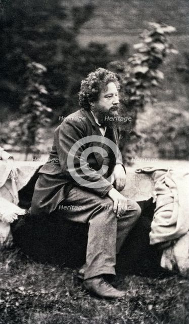 William Morris, English artist and designer, 19th century. Creator: Frederick Hollyer.