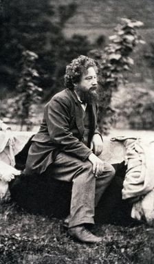 William Morris, English artist and designer, 19th century. Creator: Frederick Hollyer