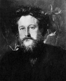 William Morris, English artist, writer, socialist and activist, late 19th century, (c1920)