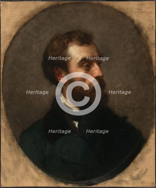 William Morris Hunt, c. 1850. Creator: Charles Monginot.