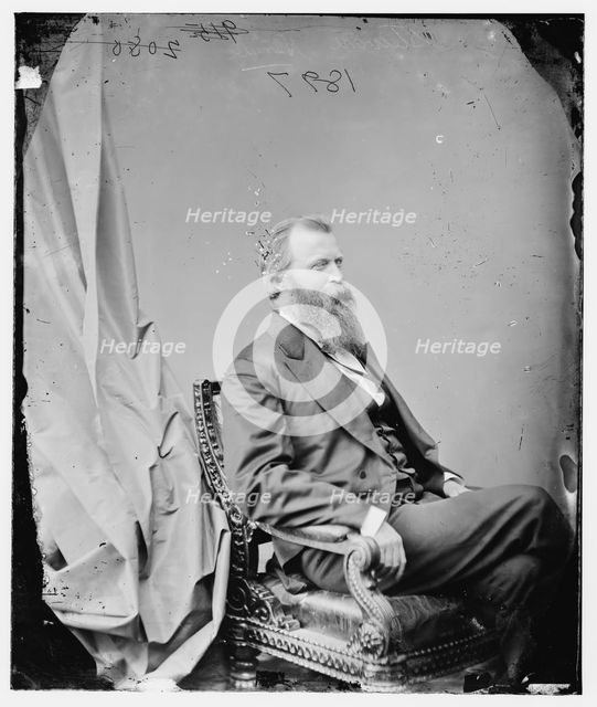 William Morris Stewart, between 1860 and 1875. Creator: Unknown.