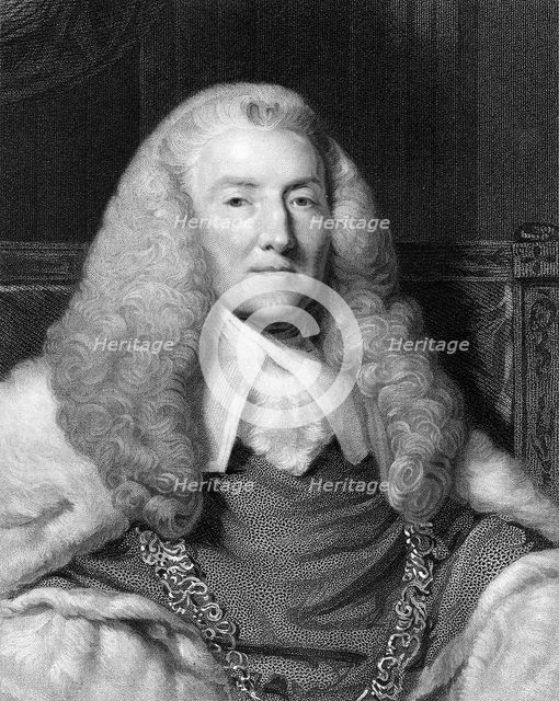 William Murray, 1st Earl of Mansfield, 18th century British judge and politician, (1836).Artist: W Holl