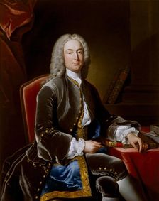 William Murray, Earl of Mansfield, British lawyer, politician and judge, c1738. Artists: Jean Baptiste van Loo, John Giles Eccardt