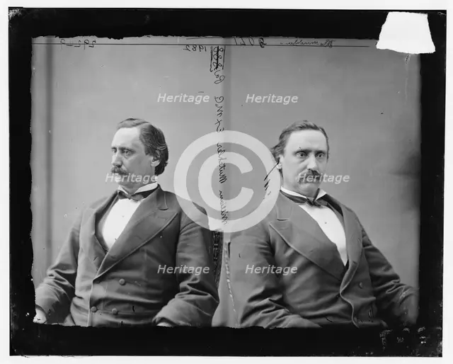 William Mutchler of Pennsylvania, 1865-1880. Creator: Unknown.