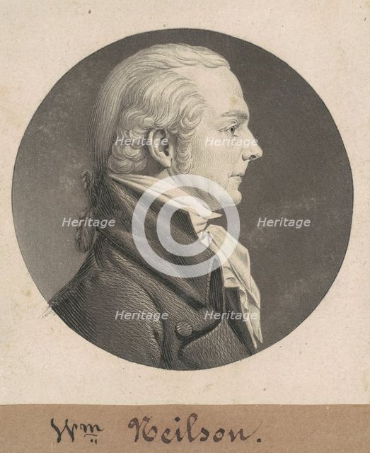 William Nelson, 1808. Creator: Charles Balthazar Julien Févret de Saint-Mémin.