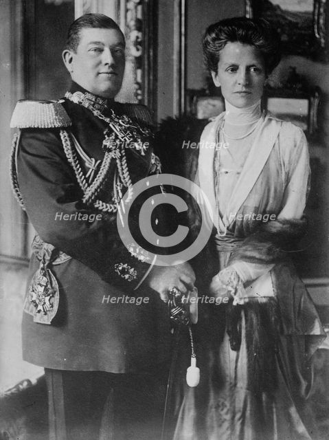 William of Hohenzollern and wife, between c1910 and c1915. Creator: Bain News Service.