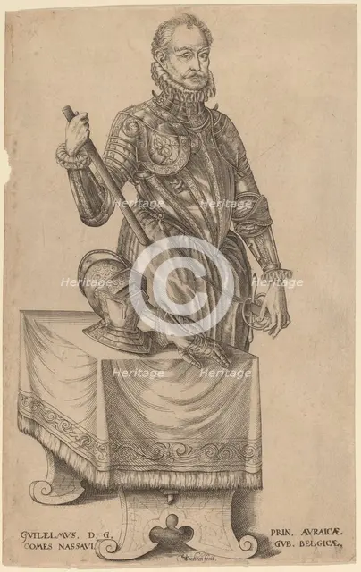 William of Nassau, Prince of Orange. Creator: Christoffel van Sichem I.