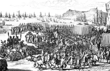 William of Orange landing with his army at Torbay, Devon, 5 November 1688