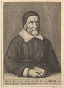 William Oughtred, 1644. Creator: Wenceslaus Hollar