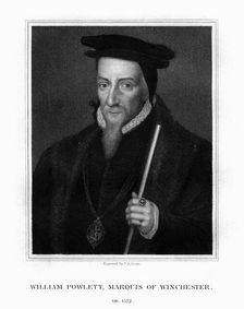 William Paulet, 1st Marquess of Winchester, English statesman, (1828).Artist: TA Dean