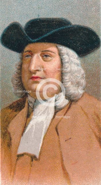 William Penn (1644-1718), English member of the Society of Friends, popularly known as Quakers, 1924 Artist: Unknown